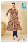 Daisy Vol 3 By Mcm Pure Cotton Printed A Line Flair Online Kurtis Wholesale

